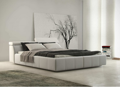 Bett Designer Polsterung Hotel Doppelbetten Multifunktion Betten 180 x 200 Neu